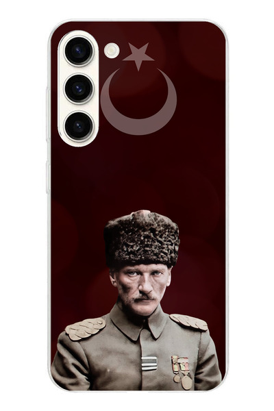 TechTree حافظة سيليكون متوافقة مع هاتف سامسونج جالاكسي S24 بلس على شكل نجمة و...