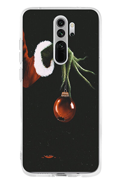 TechTree Redmi Note 8 Pro Compatible Grinch Green Hand and Red Christmas Ball...