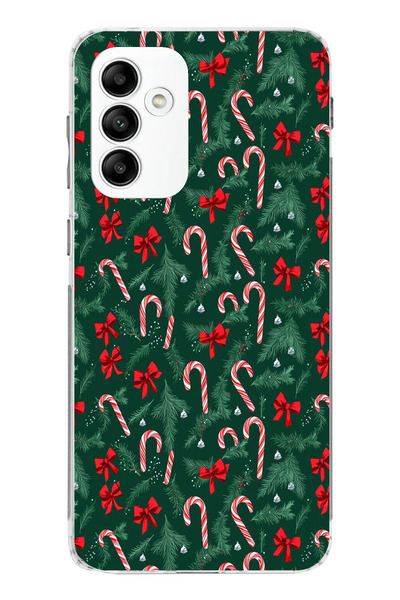 TechTree حافظة سيليكون متوافقة مع هاتف سامسونج جالاكسي A05s لعيد الميلاد وشجر...