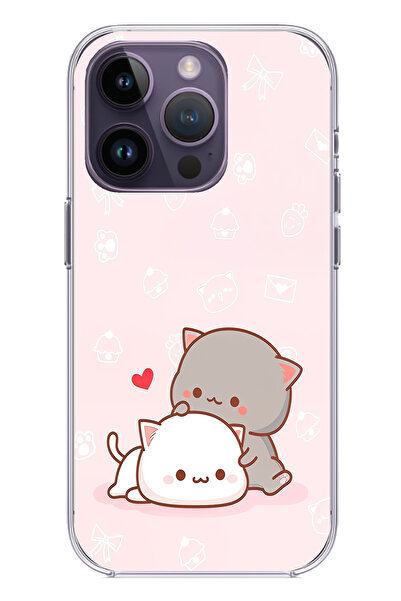 TechTree حافظة سيليكون متوافقة مع هاتف iPhone 14 PRO MAX لطيفة وريموتية مطبوع