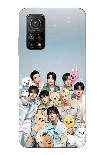 TechTree حافظة سيليكون مطبوع متوافقة مع Xiaomi Mi 10T-10T PRO ذات طابع K-Pop ...