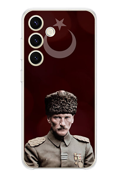 TechTree حافظة سيليكون متوافقة مع هاتف سامسونج جالاكسي S24 على شكل نجمة القمر...