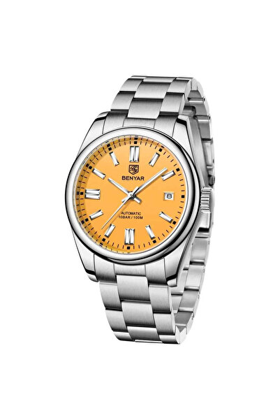 Benyar Men's watch BY - 5185 dial automatic mechanical sport stainless steel 10Bar complete calendar