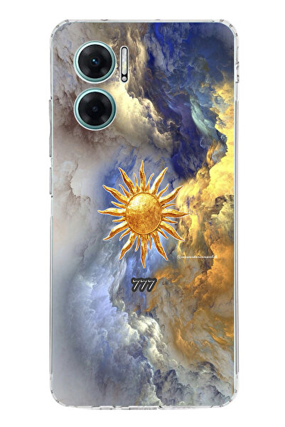 TechTree Redmi Note 11E Compatible 777 Sun and Cloud Design Printed Silicone ...