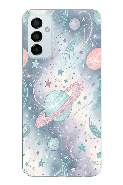 TechTree حافظة سيليكون ناعمة ملونة متوافقة مع هاتف سامسونج جالاكسي M14 مطبوع