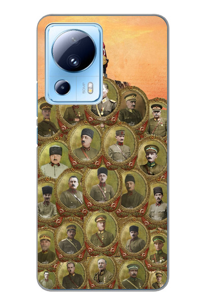 TechTree حافظة سيليكون متوافقة مع هاتف Xiaomi Mi 13 Lite من أتاتورك وقادة الح...