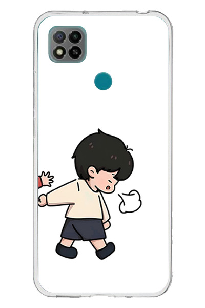 TechTree Redmi 9C / 10A Compatible Forced to Be Together Lover - Couple Combination Printed Silicone Case