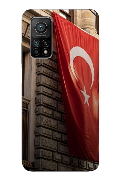 TechTree حافظة سيليكون متوافقة مع هاتف Xiaomi Mi 10T-10T PRO بعلم تركيا العمل...