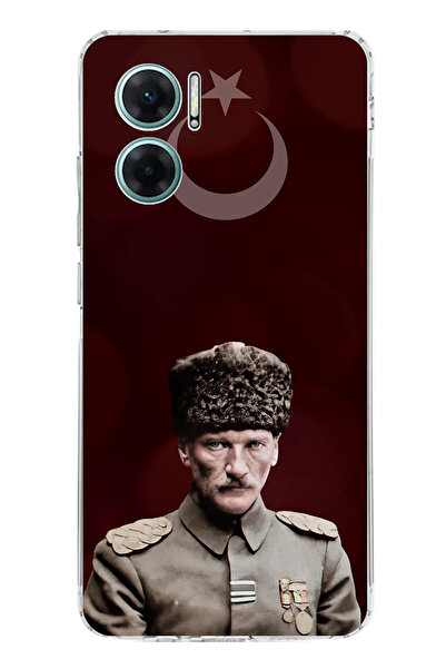 TechTree Redmi Note 11E Compatible Moon Star and Commander Ataturk Printed Si...
