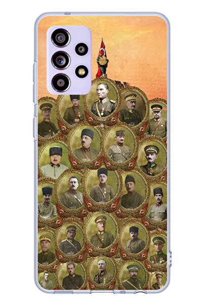 TechTree حافظة سيليكون متوافقة مع هاتف سامسونج جالاكسي A32 من أتاتورك وقادة ا...