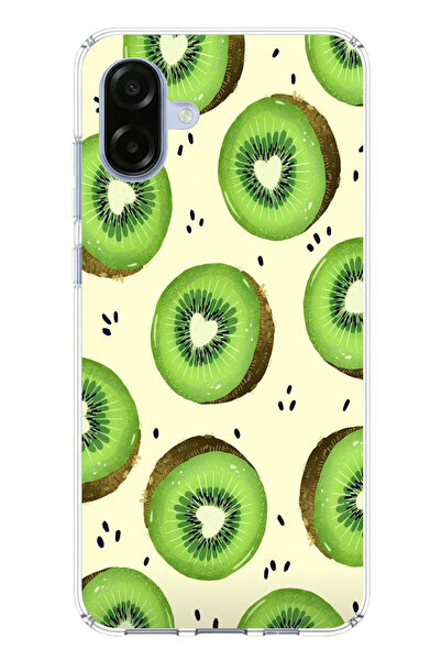 TechTree حافظة سيليكون متوافقة مع هاتف سامسونج جالاكسي A07 باللون الأخضر وشرا...