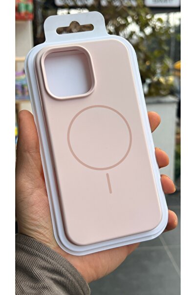 EDELFU iPhone 15, 14 ve 13 - Kirlenmez Magsafe Silikon Kapak içi Kadife Yumuş...