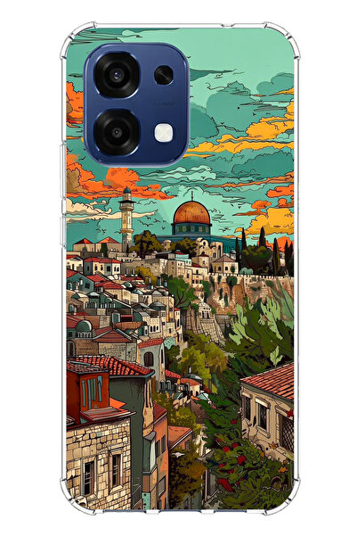 TechTree حافظة سيليكون متوافقة مع هاتف اوبو A6 برو من فلسطين الحرة وقبة الصحر...