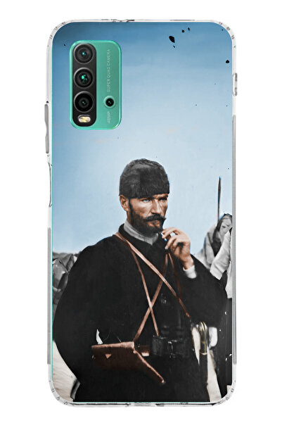 TechTree حافظة سيليكون متوافقة مع هاتف Redmi 9T-POCO M3 من أتاتورك في المقدمة...