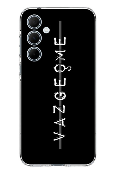 TechTree جراب سيليكون متوافق مع هاتف سامسونج جالاكسي A35 مكتوب عليه مطبوع