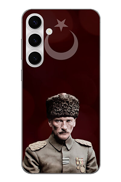 TechTree حافظة سيليكون متوافقة مع هاتف Samsung Galaxy S24 FE Moon Star ورئيس ...