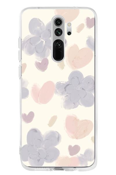 TechTree Redmi Note 8 Pro Compatible Pastel Paint Garden Flower and Heart Pri...