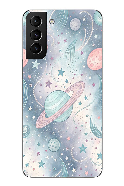 TechTree حافظة سيليكون ناعمة متوافقة مع هاتف سامسونج جالاكسي S21 PLUS مطبوع