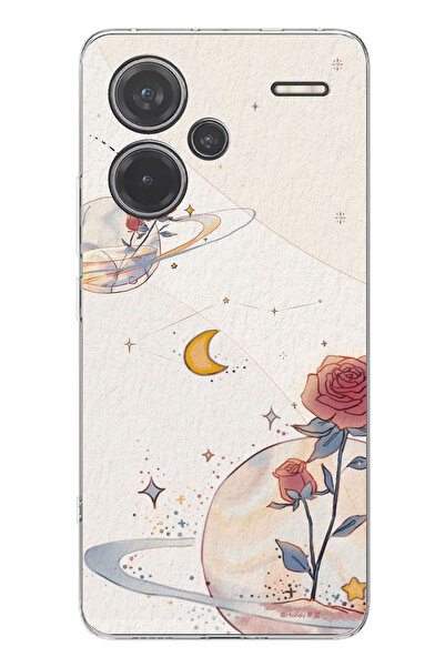 TechTree حافظة سيليكون متوافقة مع هاتف Redmi Note 13 PRO PLUS، بتصميم كوكب ون...