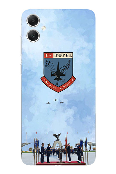 TechTree Samsung Galaxy A05 Compatible Turkish Air Force Printed Silicone Case