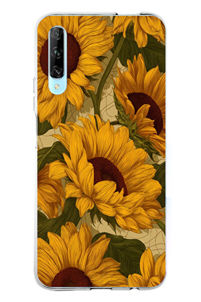 TechTree حافظة سيليكون متوافقة مع هاتف هواوي بي سمارت برو ذهبية اللون من جارد...