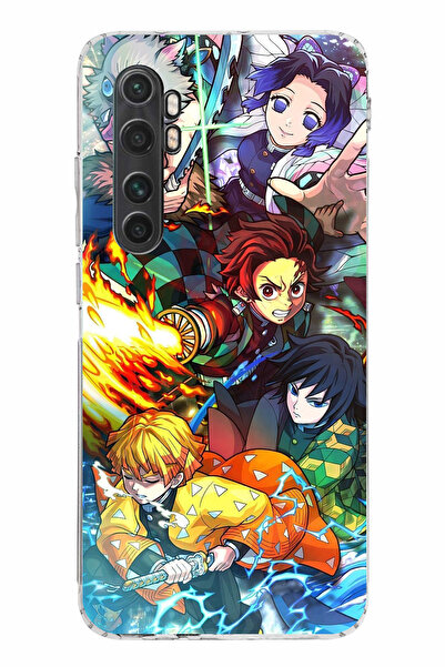 TechTree حافظة سيليكون متوافقة مع هاتف Mi Note 10 Lite من Demon Slayer: Demon...