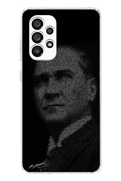 TechTree جراب سيليكون متوافق مع هاتف سامسونج جالاكسي A23 مكتوب عليه هتيبا للشباب ويحمل صورة أتاتورك مطبوع