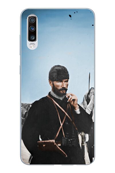 TechTree حافظة سيليكون متوافقة مع هاتف سامسونج جالاكسي A50-A30S من أتاتورك في...