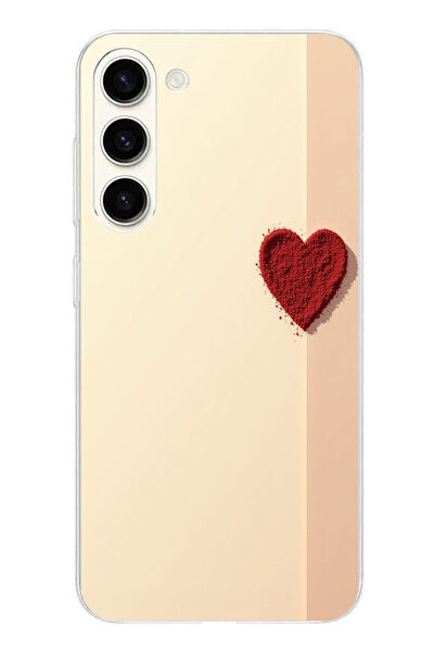 TechTree حافظة سيليكون متوافقة مع هاتف سامسونج جالاكسي S24 بلس باللون الأحمر ...