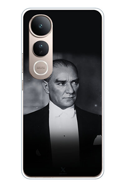 TechTree أناقة ورقيمة متوافقة مع هاتف Vivo V50 Lite: حافظة سيليكون مطبوع مع ت...