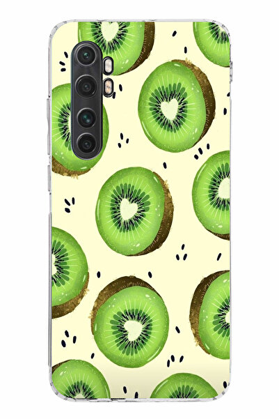 TechTree حافظة سيليكون متوافقة مع هاتف Mi Note 10 Lite وشرائح الأفوكادو الخضر...