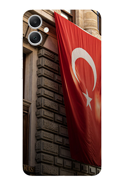 TechTree Samsung Galaxy A05 Compatible Giant Turkish Flag Printed Silicone Case