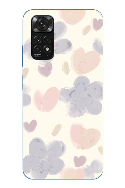 TechTree Redmi Note 11-11S Compatible Pastel Paint Garden Flower and Heart Pr...