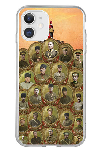 TechTree حافظة سيليكون متوافقة مع هاتف iPhone 11 من أتاتورك وقادة الحرب للتحر...