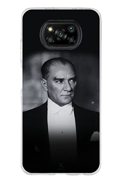 TechTree Poco X3-X3 PRO-NFC Uyumlu Zarafet ve Asalet: Atatürk Smokinli Baskıl...