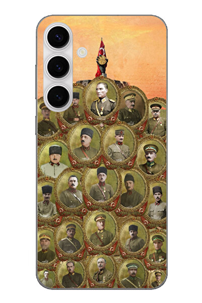 TechTree حافظة سيليكون متوافقة مع هاتف سامسونج جالاكسي S24 FE من أتاتورك وقاد...