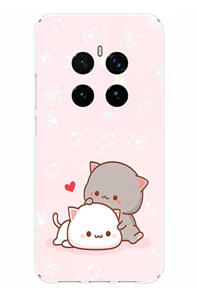 TechTree حافظة سيليكون متوافقة مع Honor Magic 7 PRO، لطيفة وريموتية، مطبوع