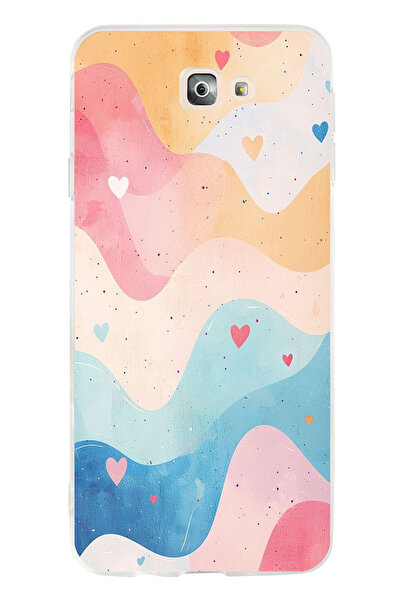 TechTree حافظة سيليكون متوافقة مع هاتف سامسونج جالاكسي J7 برايم ذات ألوان باس...