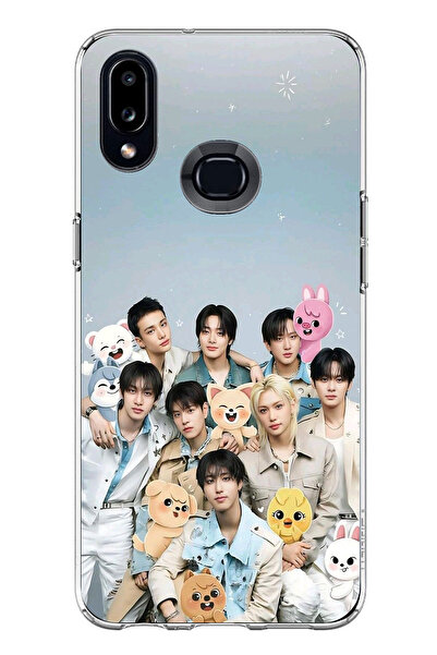 TechTree حافظة سيليكون مطبوع متوافقة مع هاتف سامسونج جالاكسي A10S بتصميم فرقة...