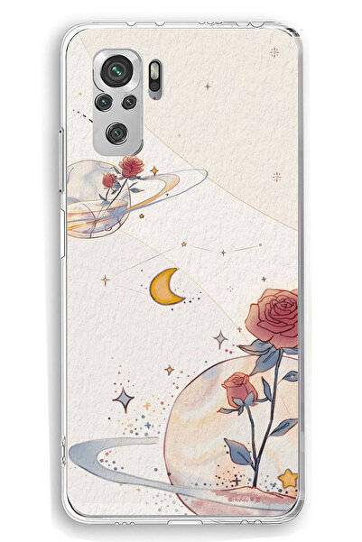 TechTree حافظة سيليكون متوافقة مع هاتف Redmi Note 10 / 10S، بتصميم كوكب ونجمة...