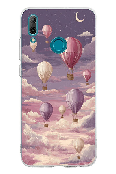 TechTree حافظة سيليكون متوافقة مع هاتف هواوي بي سمارت 2019 باللون الأرجواني ا...