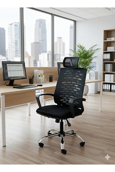 TRENDCORE Ergonomik Fileli Yönetici Koltuğu, Makam Koltuğu, Çalışma Koltuğu, ...