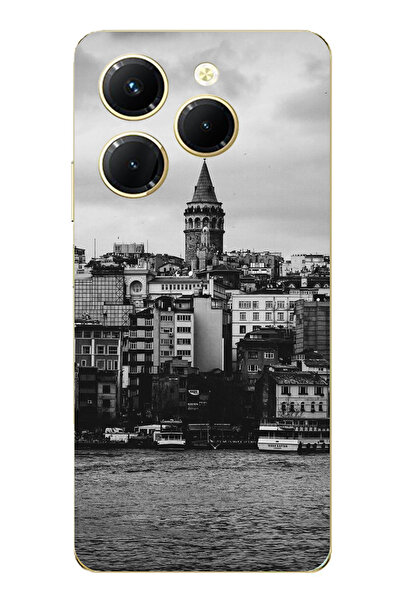 TechTree حافظة سيليكون مطبوع متوافقة مع هاتف Infinix Hot 40-40 PRO مع إطلالة ...