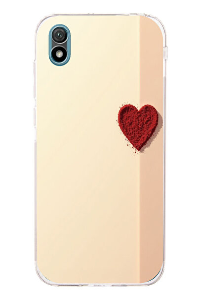 TechTree حافظة سيليكون لهاتف هواوي Y5 2019 - متوافقة مع Honor 8S، بتصميم قلب ...