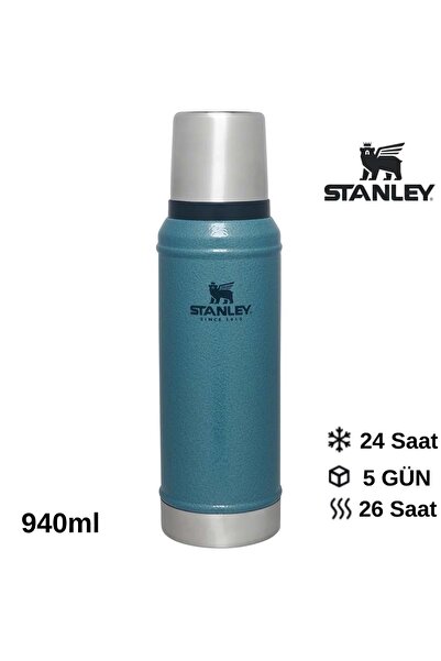 Stanley Klasik Vakumlu Çelik Termos 0,94 Lt Koyu Mavi