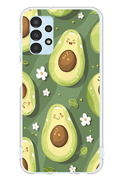 TechTree حافظة سيليكون متوافقة مع هاتف سامسونج جالاكسي A13 باللون الأخضر اللط...