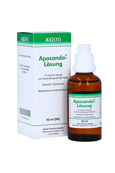 Aristo Apocanda Ayak & Vücut Mantar Solüsyon Topikal Çözüm 50 ml