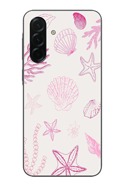 TechTree حافظة سيليكون متوافقة مع هاتف سامسونج جالاكسي A36 باللون الوردي وستا...