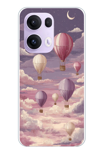 TechTree حافظة سيليكون متوافقة مع هاتف OPPO Reno 13 PRO باللون الأرجواني السم...