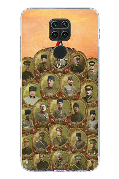 TechTree حافظة سيليكون متوافقة مع هاتف Redmi Note 9 من أتاتورك وقادة الحرب لل...